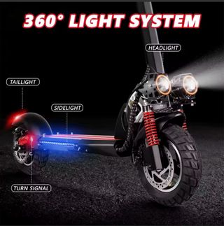 Patinete eléctrico potente y cómodo