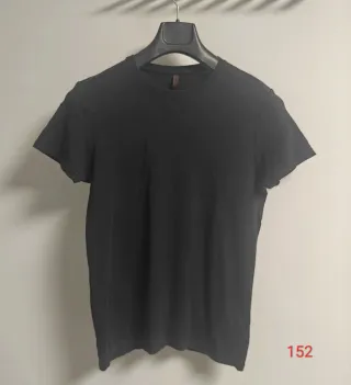 Camiseta H&M Algodón Negra Hombre Talla L