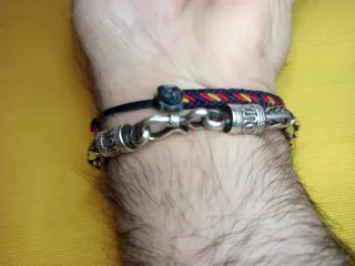 Pulsera  cordón de Plata 925,Balinesa