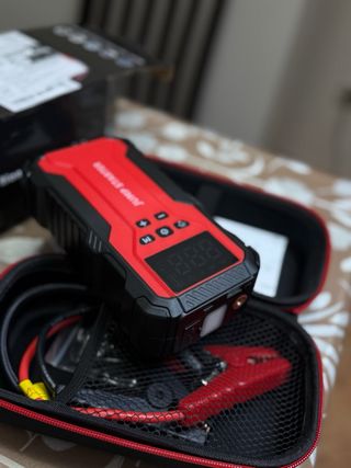 Cargador de Batería Coche con compresor de aire