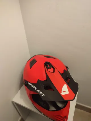 Casco Motocross UFO Rosso Bambino/Ragazzo