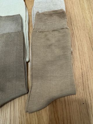 Conjunto de 6 pares 8,99 meia 100% algodão