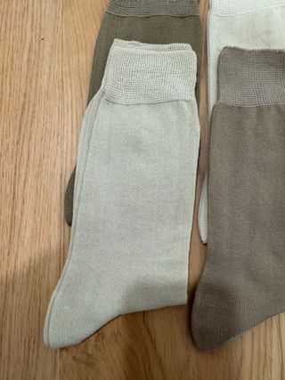 Conjunto de 6 pares 8,99 meia 100% algodão