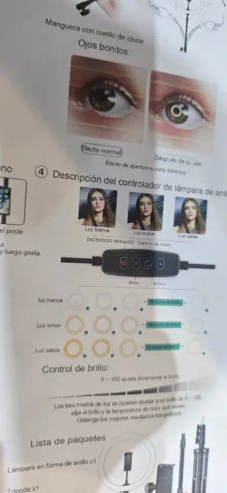 Aro de Luz Profesional con Trípode