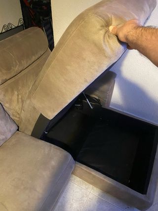 Sofá Chaise Longue 3 plazas asiento extensible