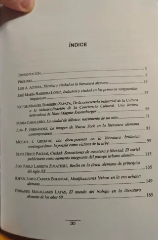 Industria y ciudad en la literatura