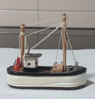 Maqueta Barco Miniatura Antigua