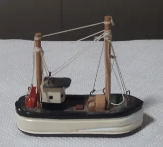 Maqueta Barco Miniatura Antigua