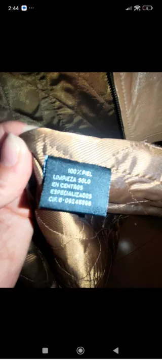 Chaqueta Piel Miguel Berbel Talla L