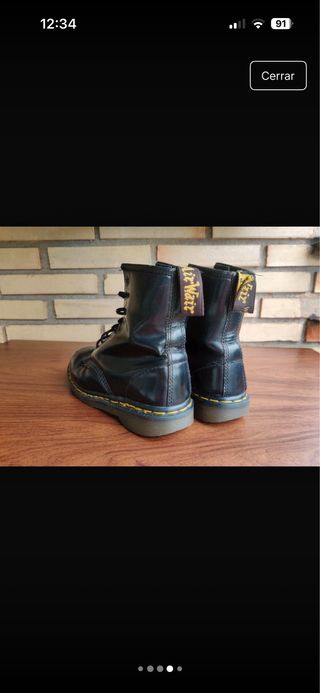 Botas Dr. Martens Negras Piel