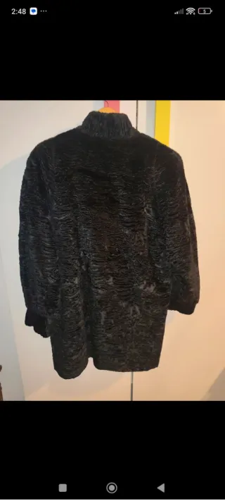 Abrigo Couture Paris Negro Talla L