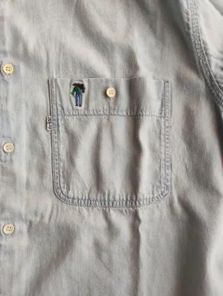 Camicia Levi's Uomo Denim Vintage