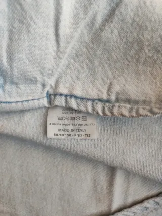 Camicia Levi's Uomo Denim Vintage