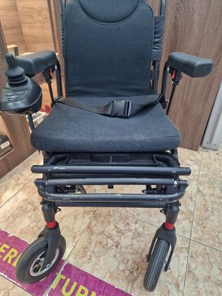 Silla De Ruedas Electrica Negra 2 Motores 250W