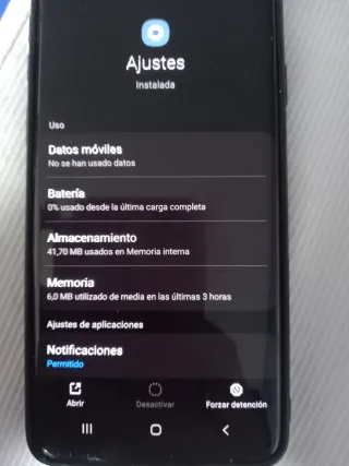 Samsung Teléfono Negro