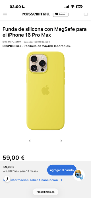 Funda para el iPhone 16 Pro Max
