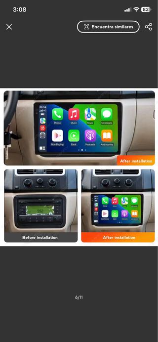 Pantalla 10” Skoda Fabia 2007-2014