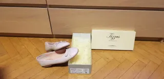 Manoletinas Tizzas Beige/Rosa Talla 38