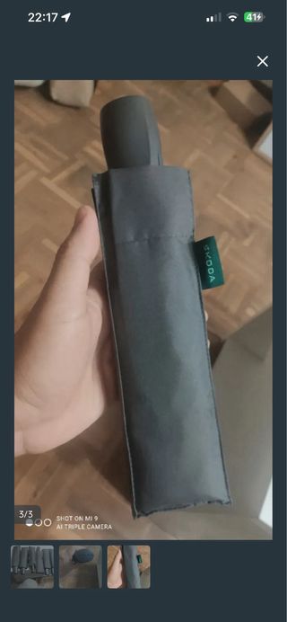 Paraguas plegables Skoda gris