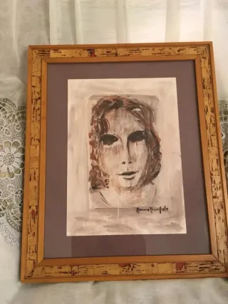 Quadro Ritratto Pittrice Italiana