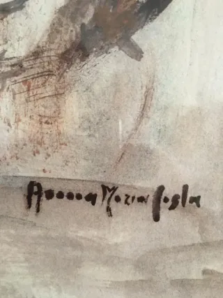 Quadro Ritratto Pittrice Italiana