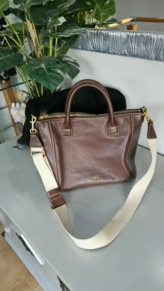 Bolso Purificación García Marrón