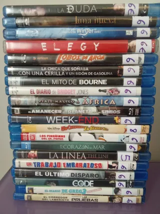 20 Películas Blu-ray Variadas ref B10