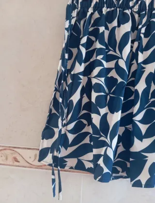 Falda pantalón estampada