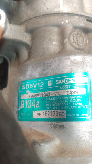 COMPRESOR AIRE ACONDICIONADO CITROEN C2 Audace |