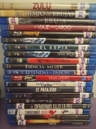 Lote 20 Blu-ray Películas B14