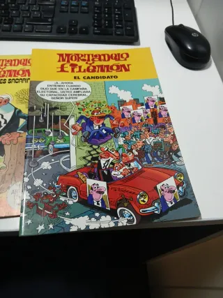 Lote 5 comics de mortadelo y filemon