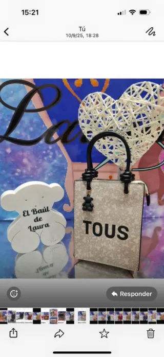 Bolso Tous Beige y Negro