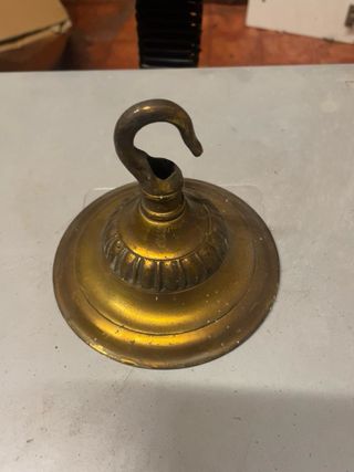 Conjunto de apliques de latón y colgador