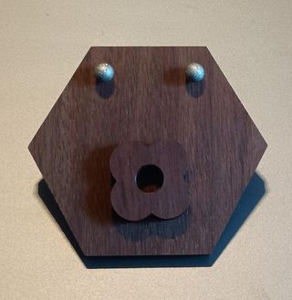 Pendientes cortos de bolita