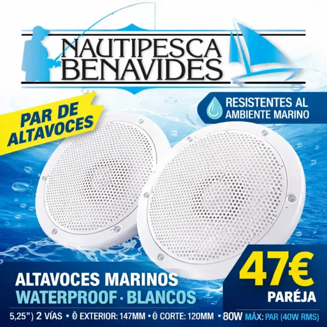 Altavoces Marinos Nautipesca Benavides