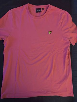 Camiseta Lyle & Scott Talla XL Rosa