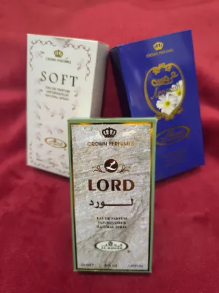 Lote 3 Perfumes Crown Perfumes