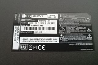 Peana TV LG 49UJ634V