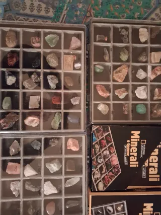Raccolta minerali National Geographic completa