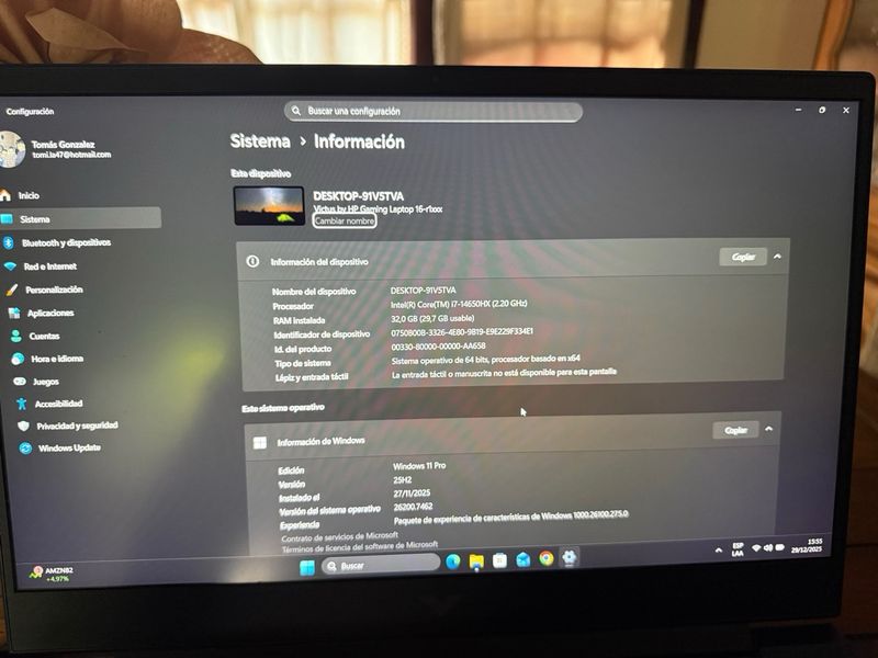 HP Victus 16 i7 14650HX RTX4060 8GB afbeelding 5