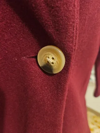 Cappottino in panno rosso