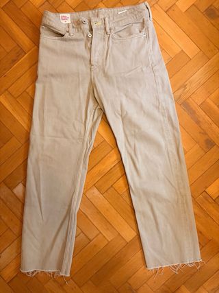Pantalones H&M Beige Talla M