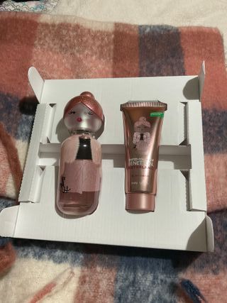 Estuche Sisterland dorado y rosa