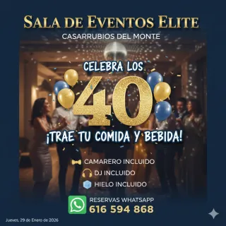 "Alquiler Sala de Eventos "Elite" – ¡Tu fiesta !
