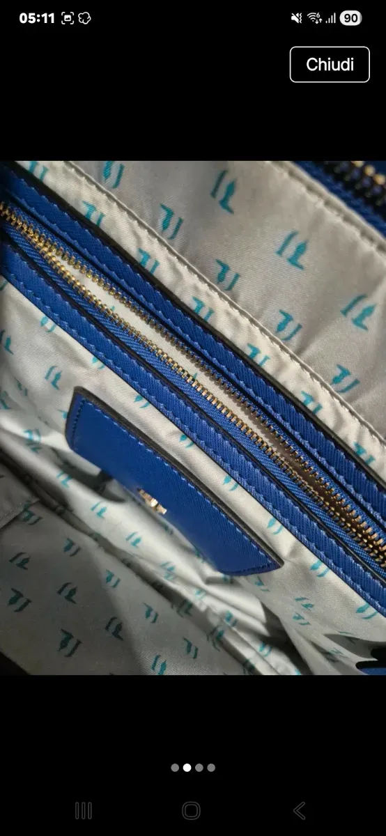 Borsa Trussardi Pelle Blu