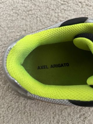 Deportivas Axel Arigato Plata y Verde