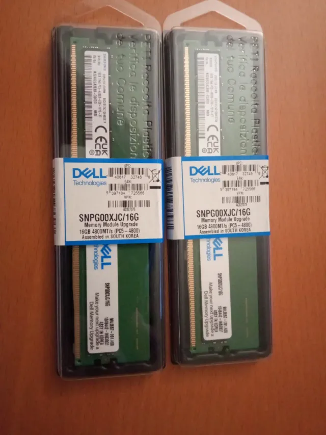 Memoria RAM Dell 16GB DDR5 4800MHz SNPG00XJC/16G