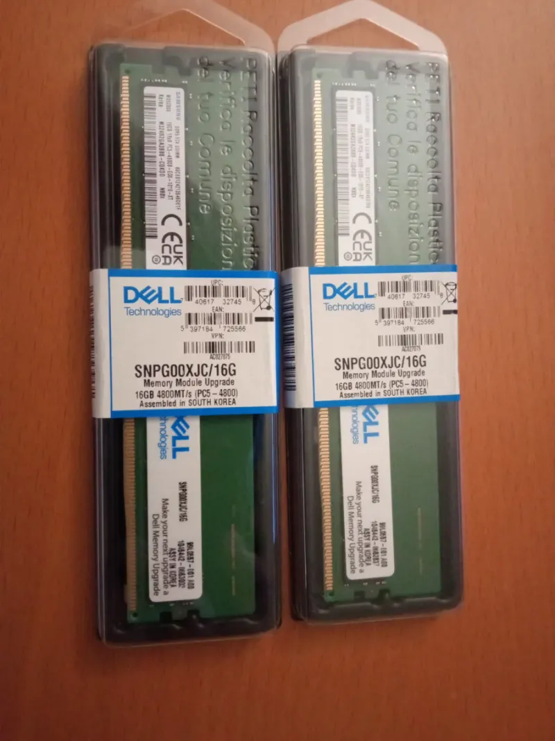 Memoria RAM Dell 16GB DDR5 4800MHz SNPG00XJC/16G