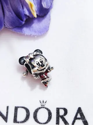 Charm Pandora Minnie Mouse Navideña