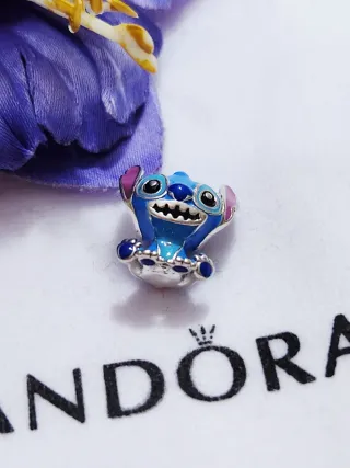 Charm Stitch Disney X Pandora Azul